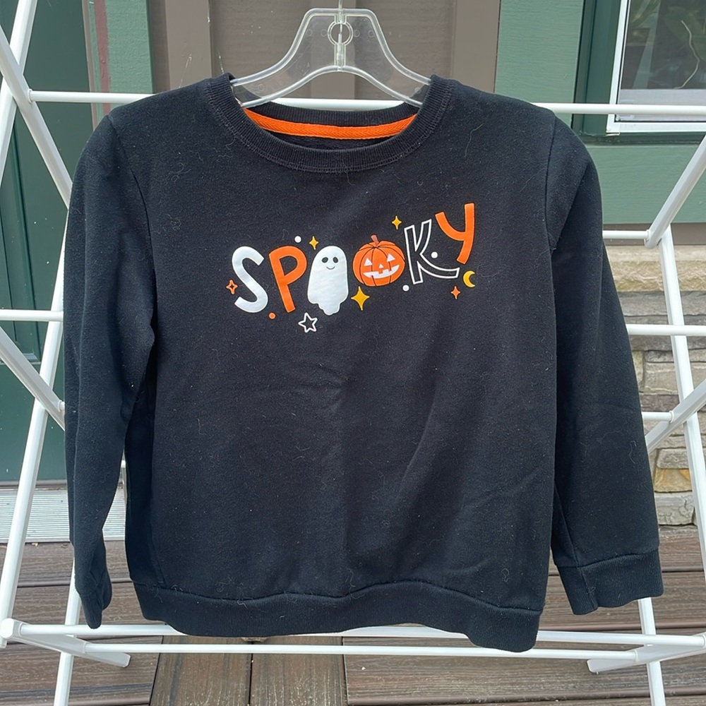 Cat and Jack Girls size Large 10/12 Halloween sweatshirt